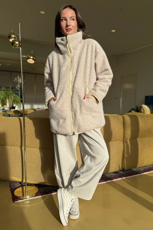 Beach Walk Fleece Jacket Latte